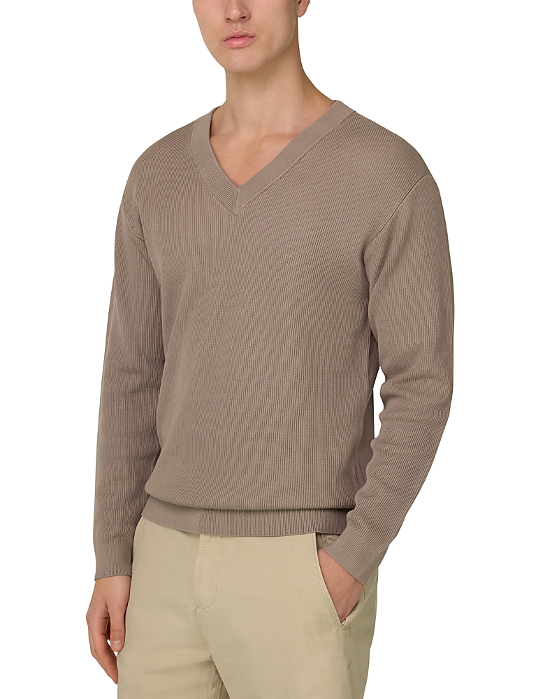 Boggi Milano Regular Fit V-Neck Sweater