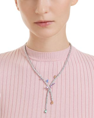 Ariana Grande x Swarovski Cubic Zirconia Dragonfly Lariat Necklace, 14.87-17.75"