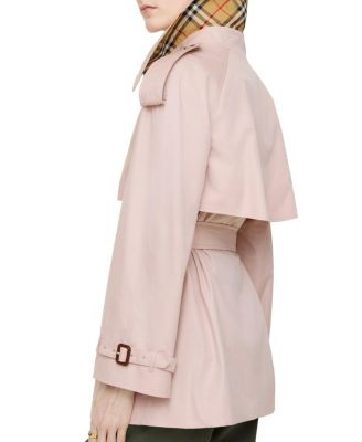 Short Tropical Gabardine Fitzrovia Trench Coat