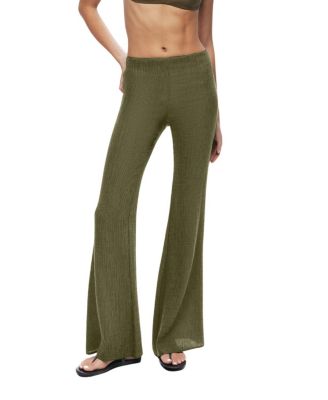  Flared High-Waist Pants