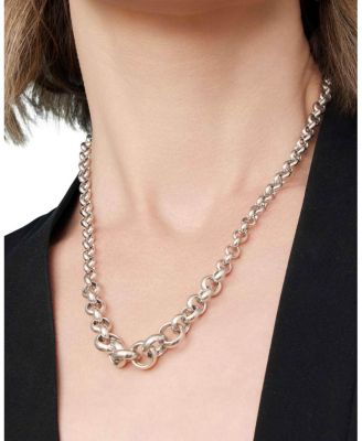 Sterling Silver Roll with it Rolo Necklace