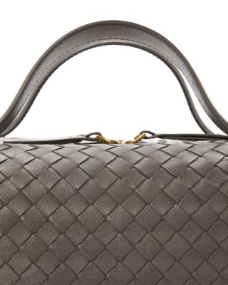 Gioco Intrecciato Woven Leather Handbag