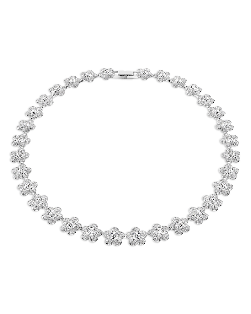 Swarovski Ariana Grande x Swarovski Crystal Flower All Around Collar Necklace, 14.87-16.12