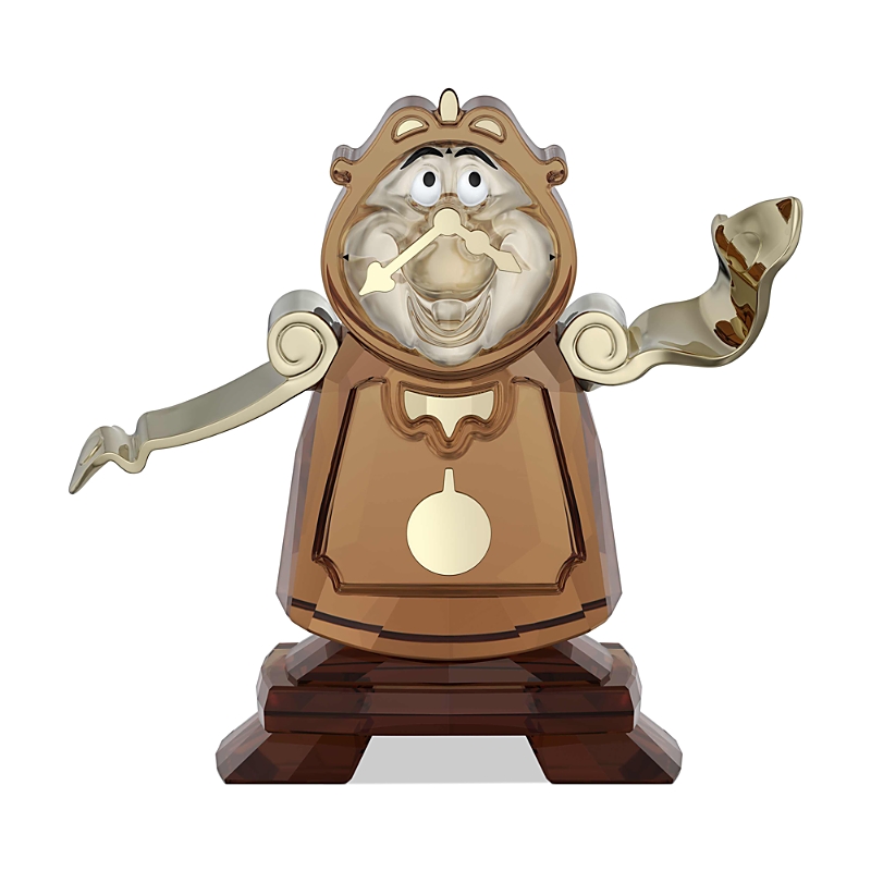 Swarovski Beauty and the Beast Collection Cogsworth Crystal Figurine