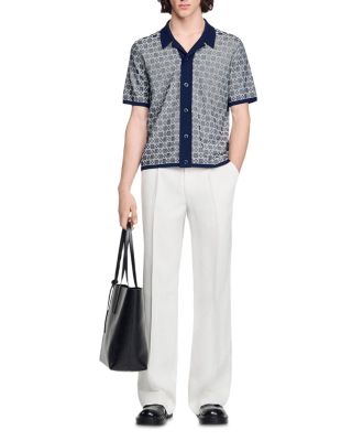 Square Cross Jacquard Shirt