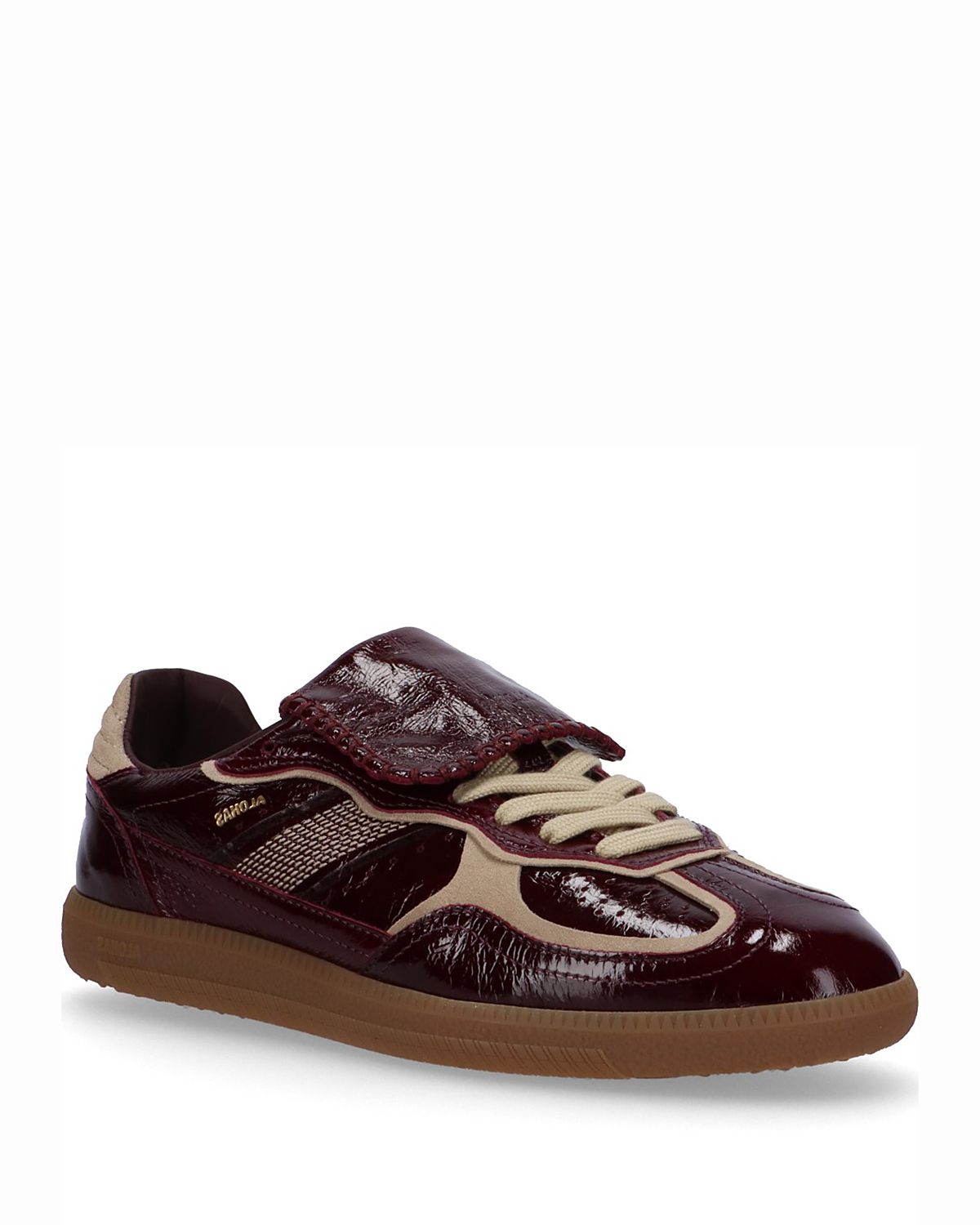 Alohas Women's Tb.490 Club Patent Deep Burgundy Leather Sneakers