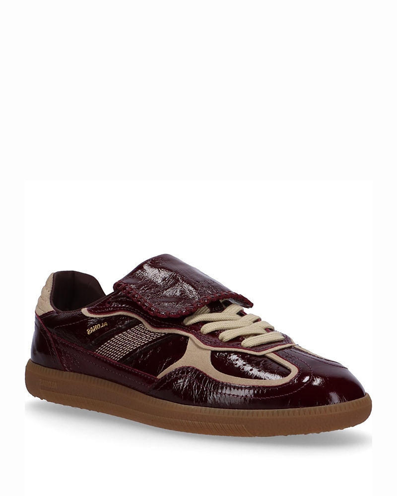 Alohas Women's Tb.490 Club Patent Deep Burgundy Leather Sneakers
