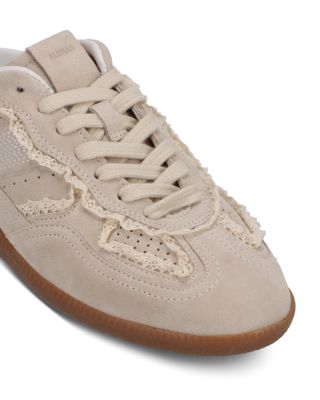 Women's TB.490 Mule Crochet Cream Leather Sneakers
