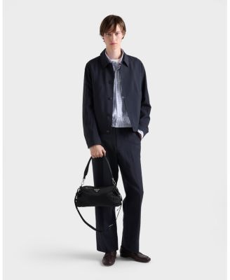  Explore Re-Nylon and Leather Bag