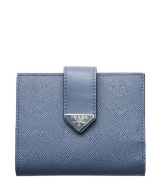 Small Saffiano and Smooth Leather Wallet