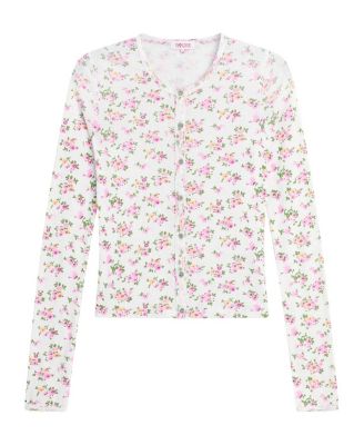 Petite Fleur Crop Cardigan