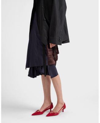  Women's Open-Side Leather Pumps