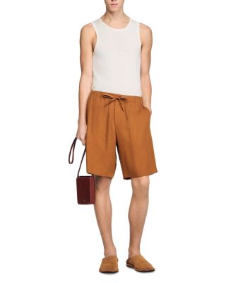 Classic Fit 8.9" Linen Shorts