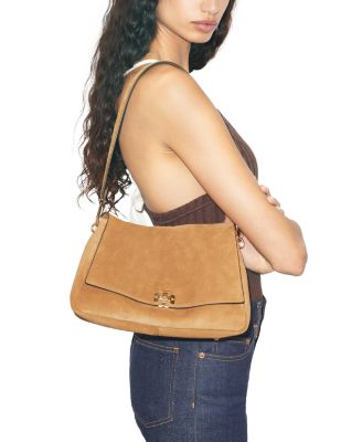 Charlie Suede Shoulder Bag