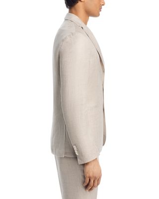 Hanry Linen & Lyocell Hopsack Slim Fit Unstructured Suit Jacket"