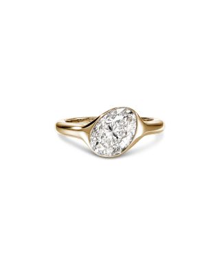 14K Yellow Gold JH Lovestruck™ Lab Grown Diamond Oval Solitaire Ring