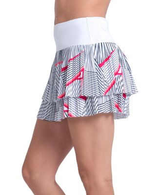 Geo Glow Pleated Skirt