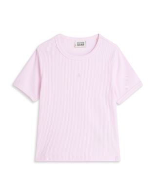 Girls' Seasonal Core Ribbed Slim Fit Tee - Little Kid, Big Kid