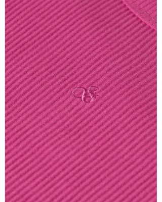 Girls' Seasonal Core Ribbed Slim Fit Tee - Little Kid, Big Kid