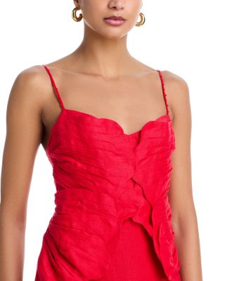 Flower Petal Mini Dress