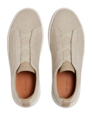 Men's Cotton Linen & Leather Triple Stitch™