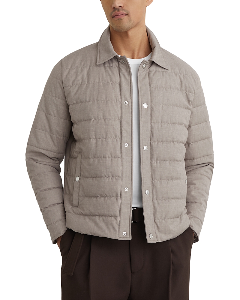 Reiss Harrison Press Stud Hybrid Jacket