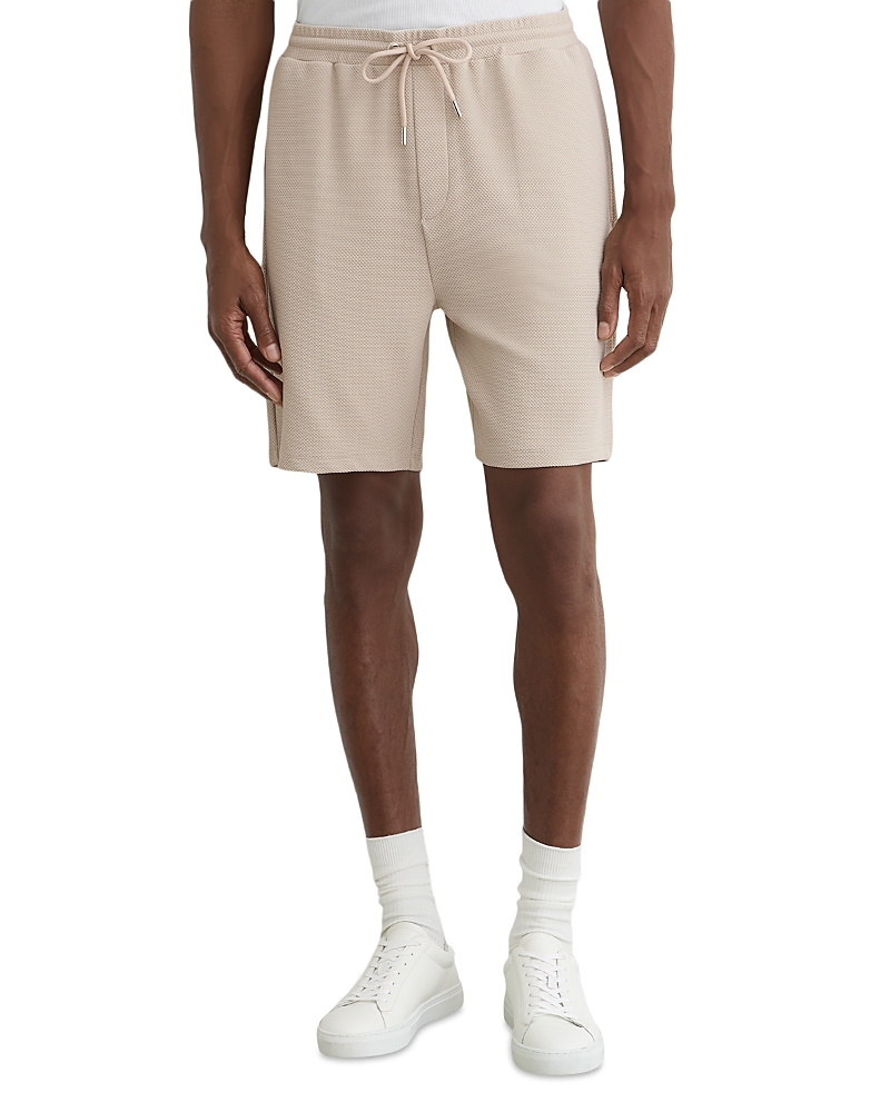 Reiss Tavolla Textured Drawstring Shorts