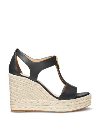 Women's Berkley Front Zip Espadrille Wedge Heel Platform Sandals