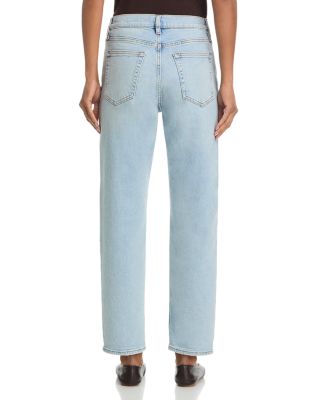 The Borrowed Mid Rise Slim Straight Jeans in Ida