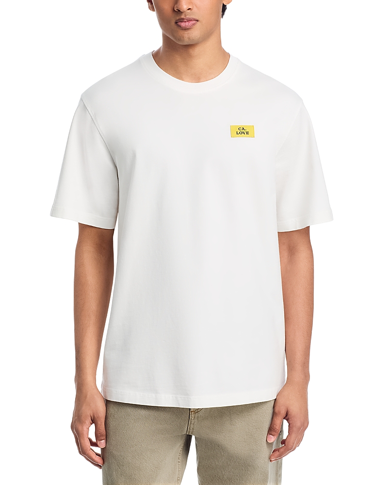 Agolde X Tupac Throw It Up Short Sleeve Tee In White