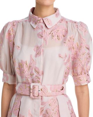 Metallic Jacquard Gown