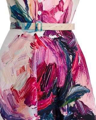 Floral Print Shirt Dress