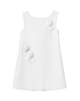 Girls' Crepe Sequin Flower Dress - Little Kid, Big Kid