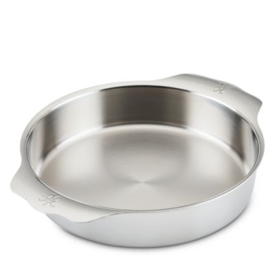 OvenBond 9" Round Tri Ply Clad Stainless Steel Baking Pan