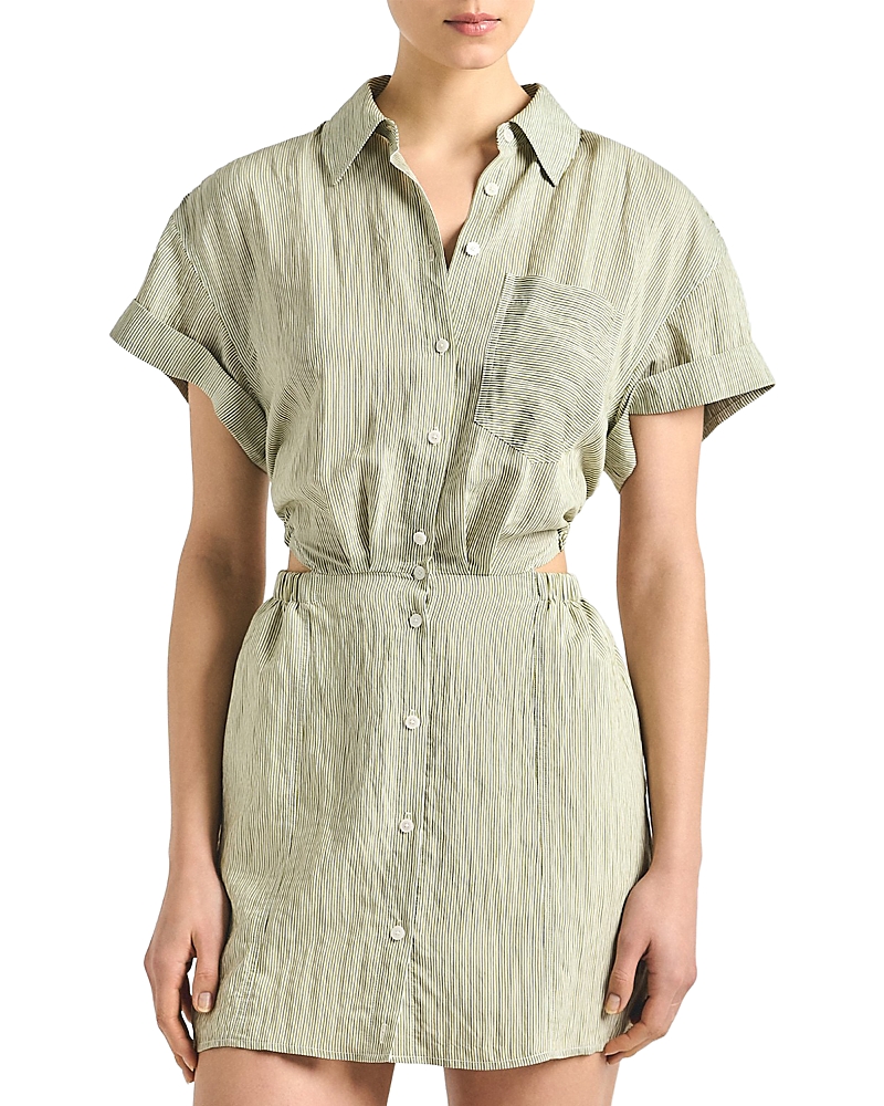Derek Lam 10 Crosby Alba Waist Cutout Dress