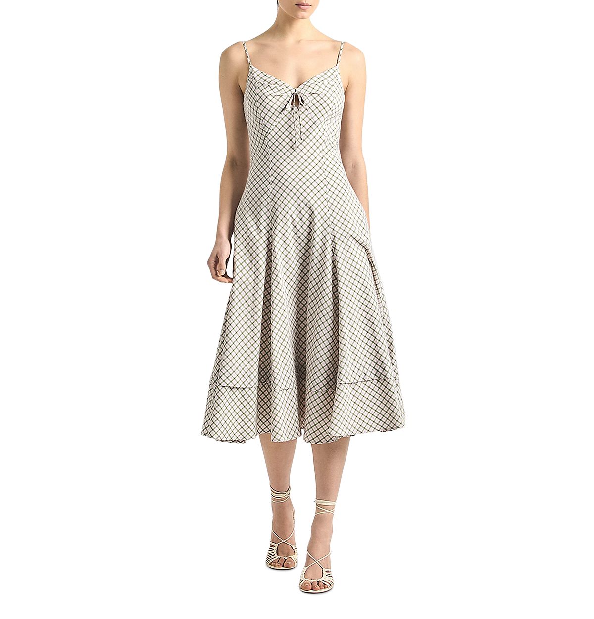Derek Lam 10 Crosby Keyhole Cutout Midi Dress