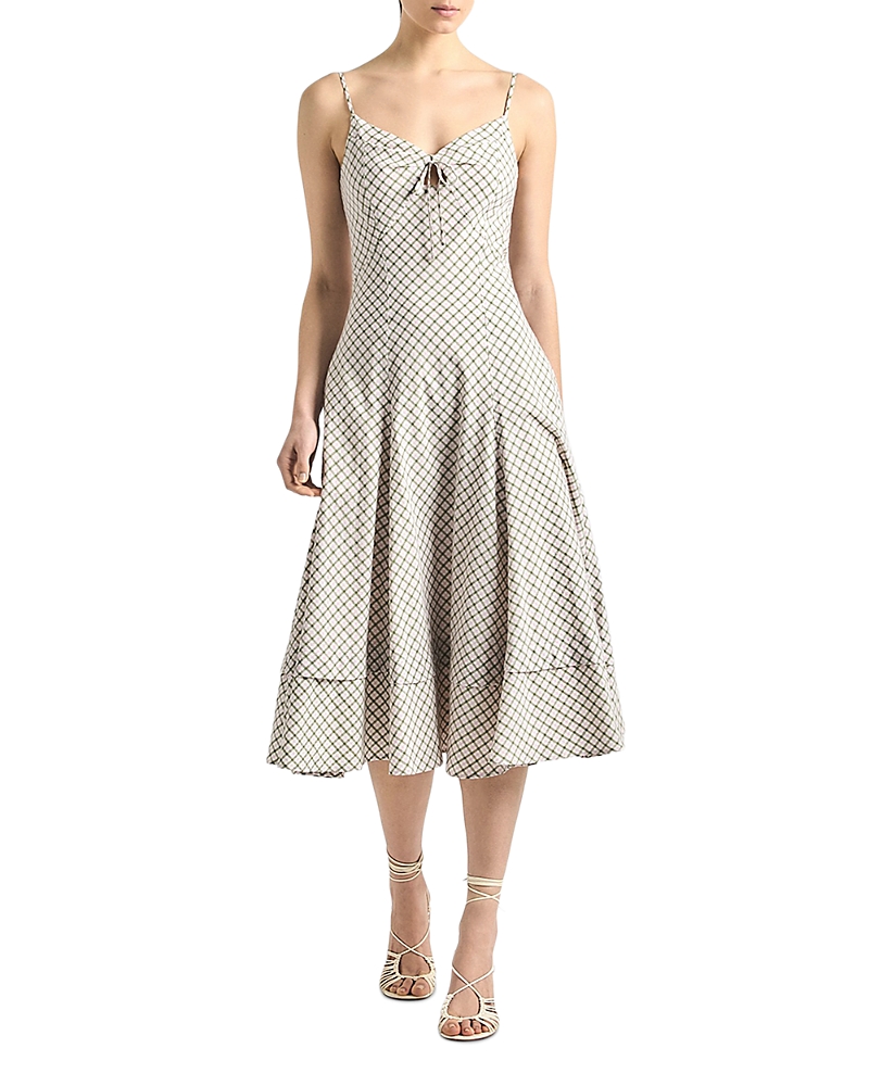 Derek Lam 10 Crosby Keyhole Cutout Midi Dress