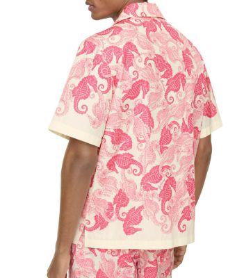  Relaxed Fit Seahorses Cotton Shirt