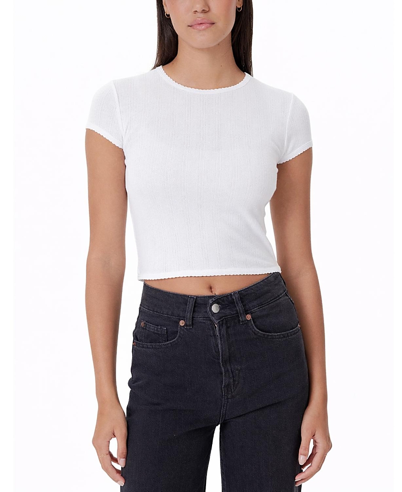 Goldie Lewinter Pointelle Ellie Baby Tee