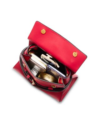 Tie Me Small Leather Shoulder Bag