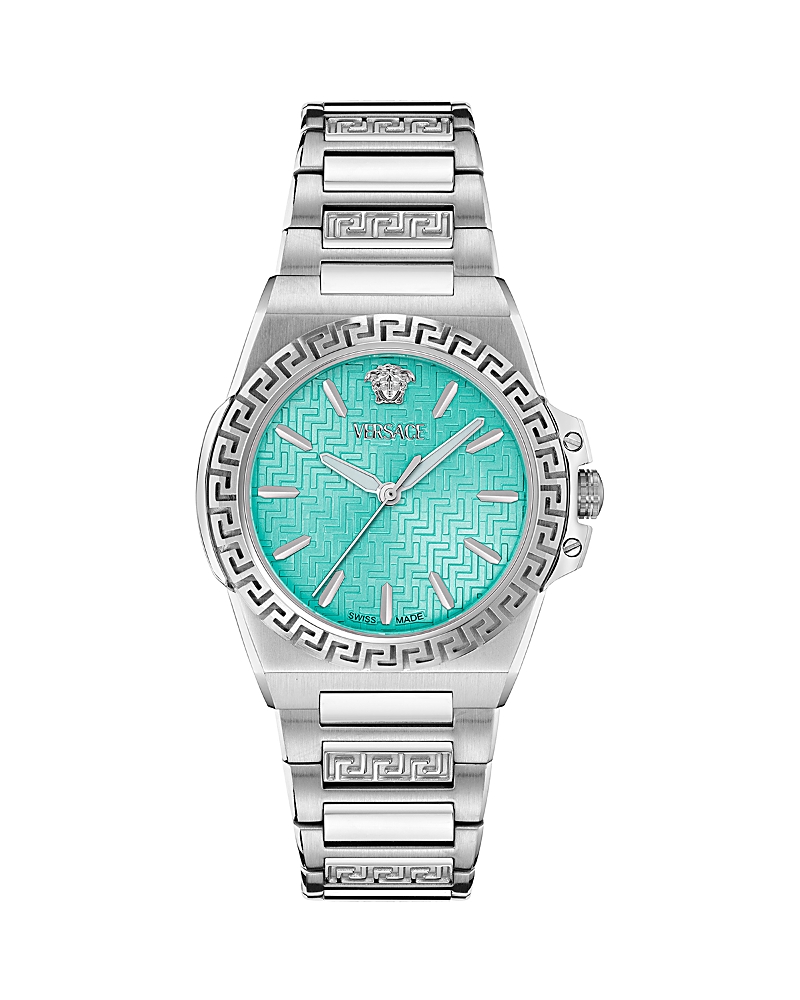 Versace Greca Reaction 36mm In Metallic