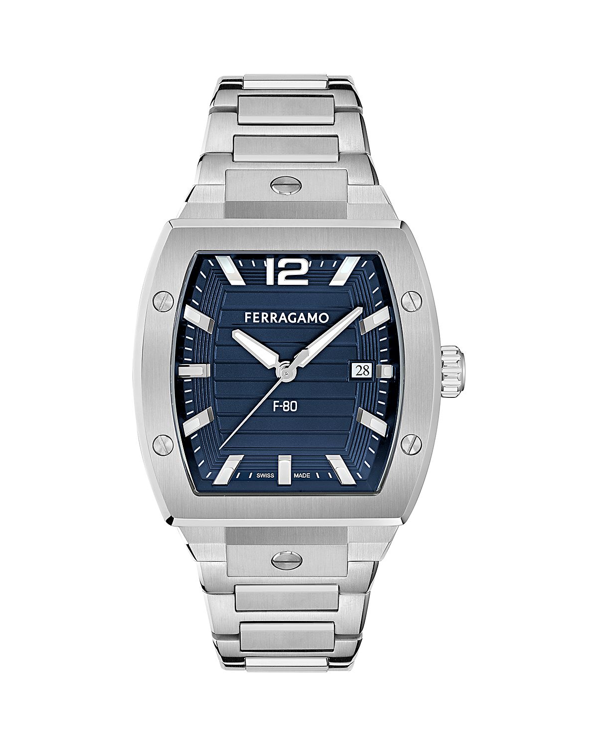 Ferragamo F-80 Tonneau Watch, 42mm