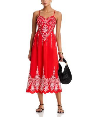 Red Knit Summer Dresses | Designer Summer Dress | Bloomingdale's