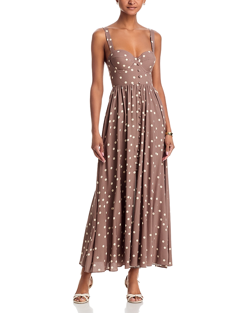 L'Agence Rosette Maxi Dress