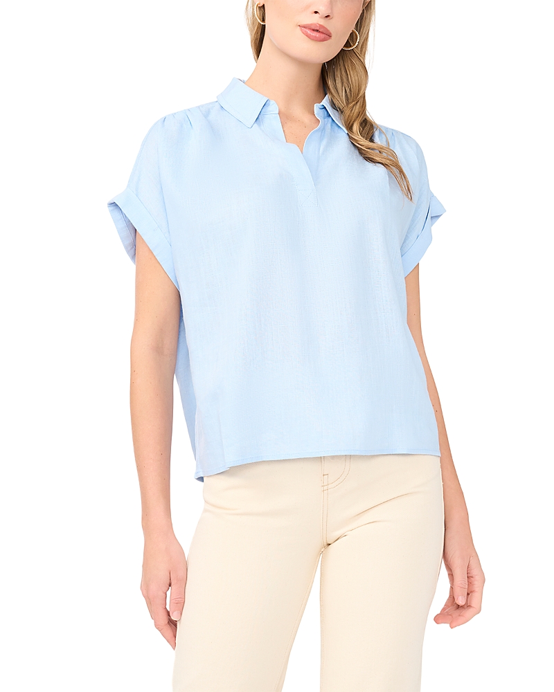 1.state Collared Top