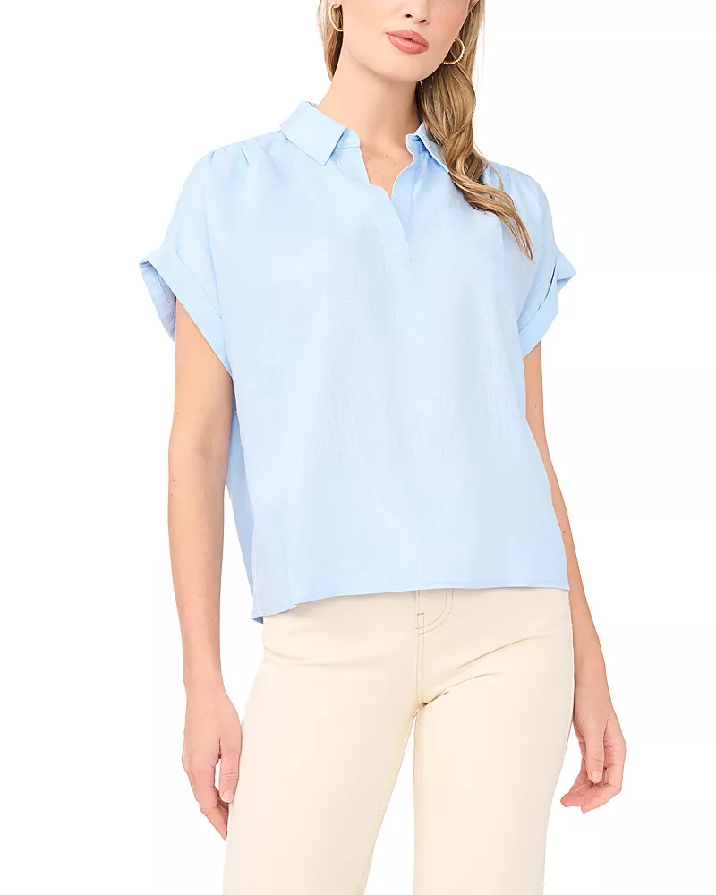 1.state Collared Top
