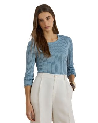 Mini Cable Crewneck Sweater