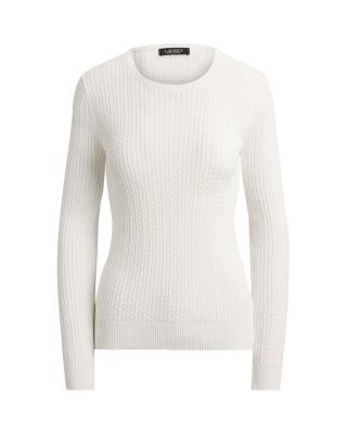 Mini Cable Crewneck Sweater