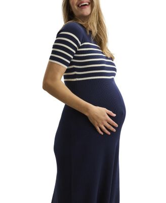  The Kaitlyn Cotton Rib Maternity Dress