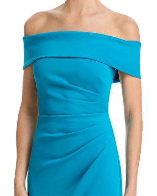 Off The Shoulder Hi Lo Cocktail Dress